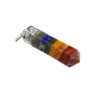 Seven Chakara Pencil Pendant