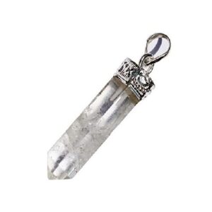 Clear Quartz Pencil Pendant